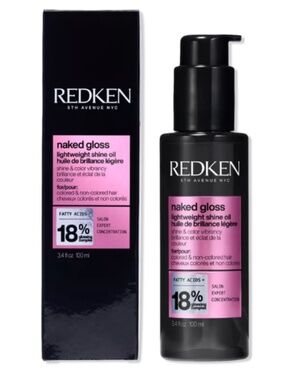 Redken Naked Gloss Lightweight Shine Oil 3.4 Fl. Oz. NIB